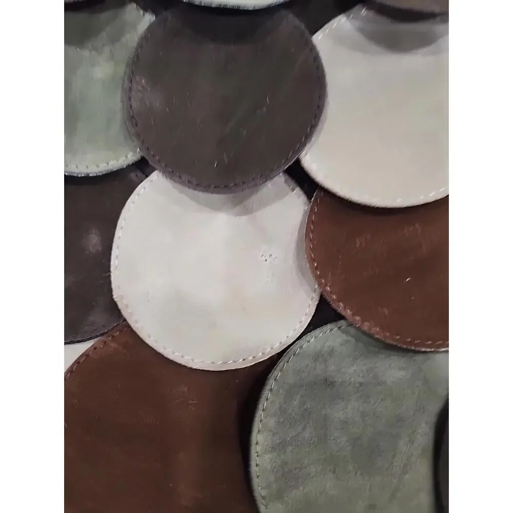 Womens Boho Aldos Faux Leather Wooden Beeded Shoulder Purse Hand Bag - Picture 5 of 9